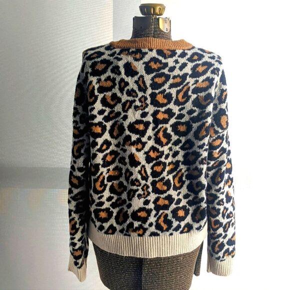 Vero Moda Apres Ski Chalet Leopard Sweater - Picture 6 of 6